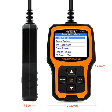Scanner de diagnostic automatique universel pour voiture ANCEL AD410 OBD2, ANCEL AD410