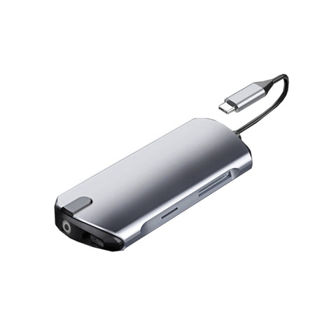Dock d'extension de type C Hub HUB, convertisseur USB pour ordinateur portable 8 en 1, HUB USB