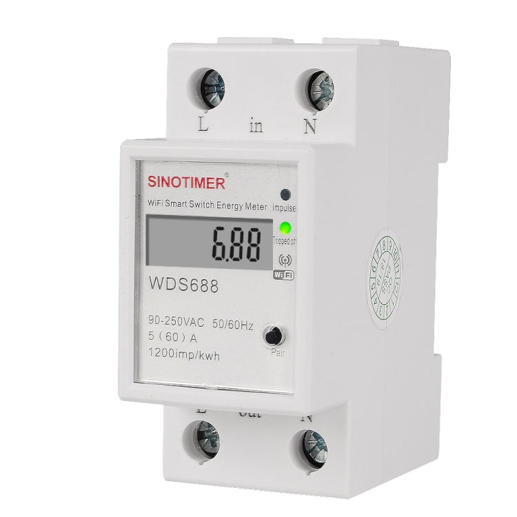 Smart WiFi Power Meter 5-60A for Home Energy Monitoring