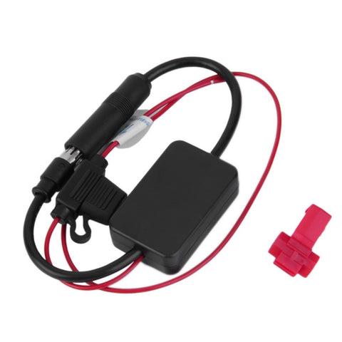 Antenna attiva per auto con amplificatore per radio DAB, AM e FM