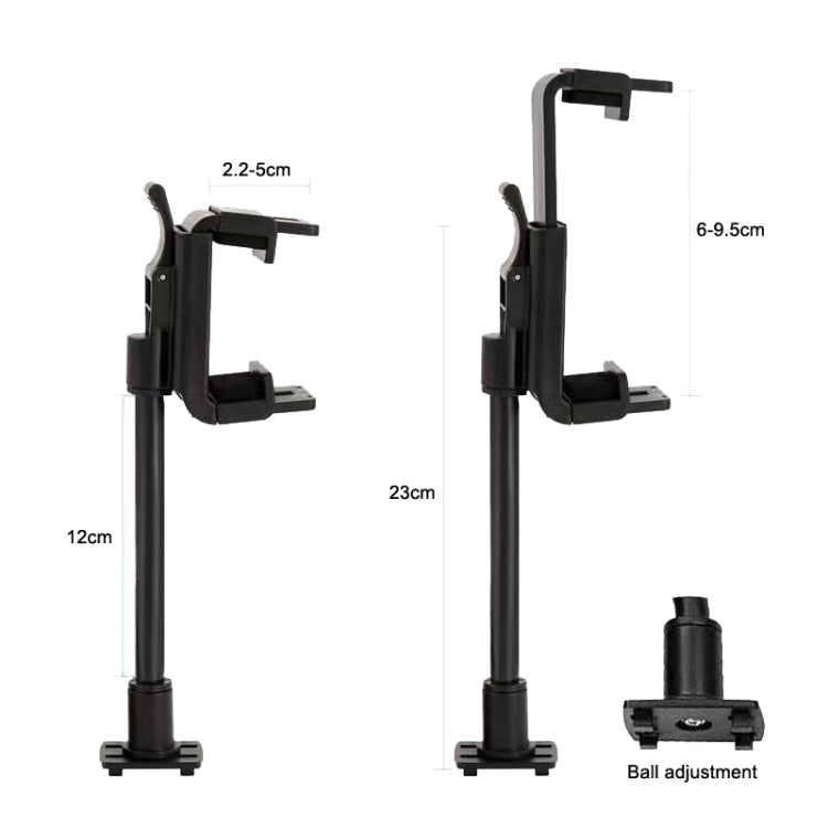 Staffa per tubo flessibile per specchietto retrovisore per auto Staffa di navigazione universale per telefono cellulare, H59+C38