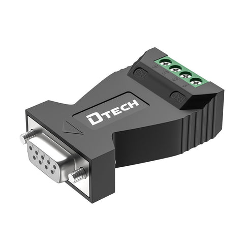 DTECH DT-9001 Convertitore da RS232 a 485 per protezione da fulmini e sovratensioni di livello industriale, DT-9001