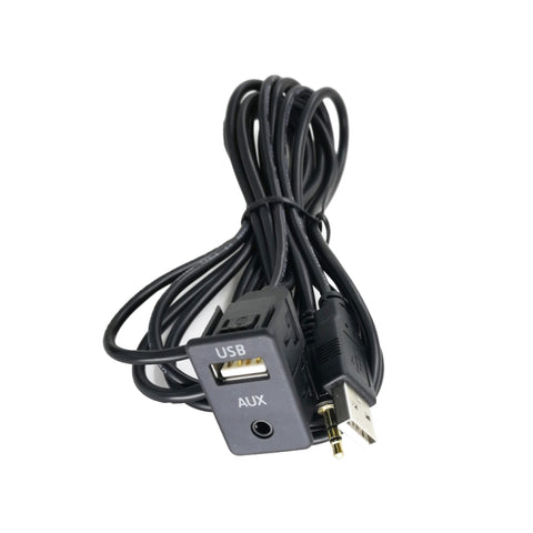 Accessoires pour la modification audio de la pression AUX + USB Modification pour la ligne d'extension automatique USB de 3,5 mm, AUX+USB