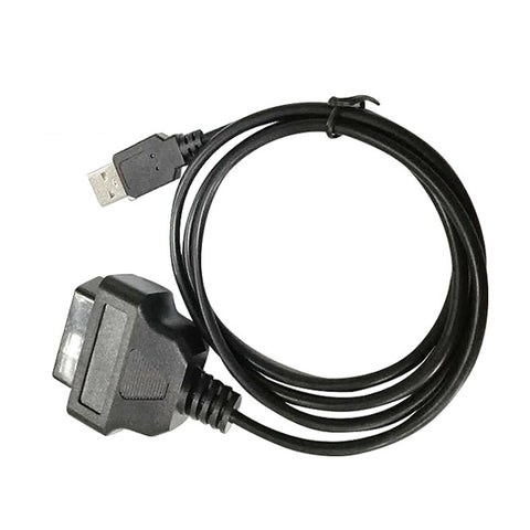 Câble de diagnostic pour ordinateur pour voiture, avec connecteur de conversion féminin à 16 broches USB AM à OBD2, 16 broches