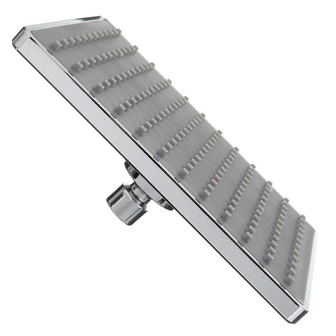 Soffione doccia superiore placcato quadrato da 8 pollici per bagno, 8 inch