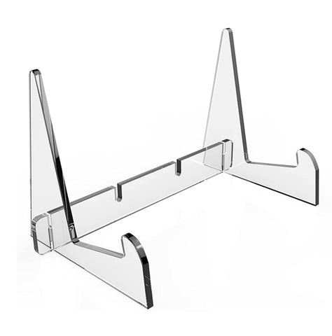 2 PCS Scaffale in acrilico trasparente Espositore per libri Supporto per cornice per riviste, Picture Frame Stand