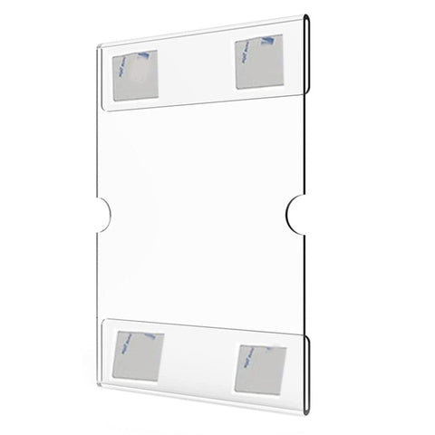Cornice per foto da parete con staffa per segnaletica in acrilico montata a parete da 2 pezzi, 4 x 6 pollici, Wall Photo Frame