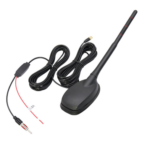 Antenne amplifiée pour autoradio GPS+FM/AM+DAB, GPS+FM/AM+DAB