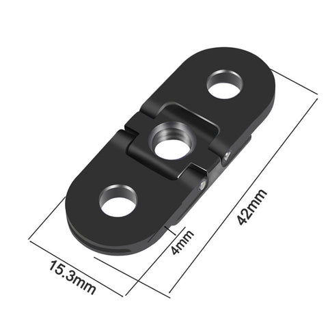 Base magnetica pieghevole in metallo per GoPro HERO10, HERO9, HERO8 e