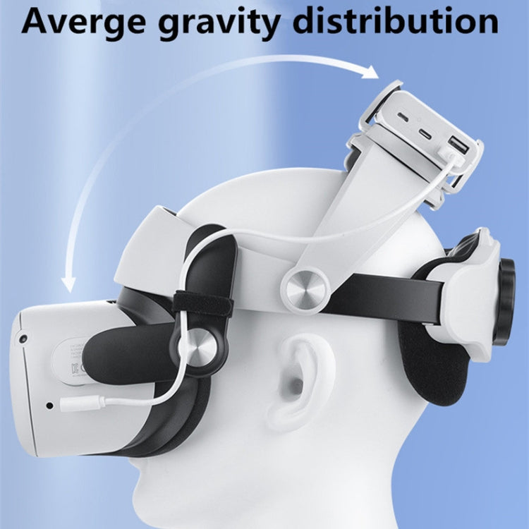 Fascia VQ2 Elite per Oculus Quest 2 con Supporto per Batteria