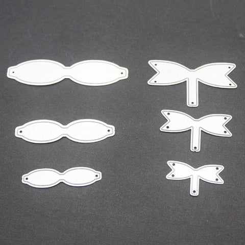 Set di fustelle per goffratura in metallo con nodo ad arco, Bow Knot