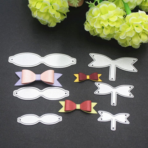 Set di fustelle per goffratura in metallo con nodo ad arco, Bow Knot