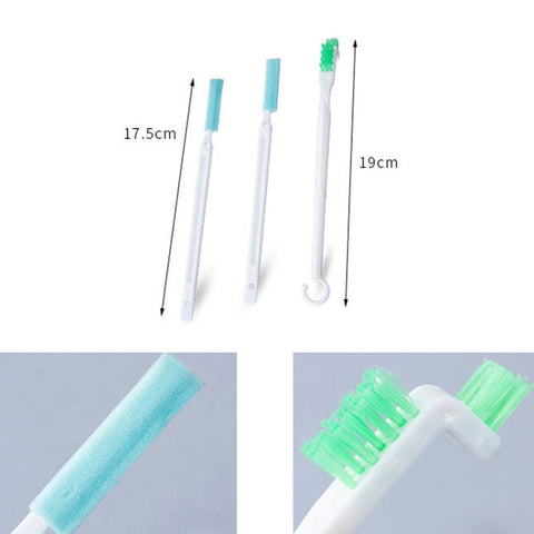 10 set di spazzole per la pulizia di fessure per tazze e lavandini, 10 Sets