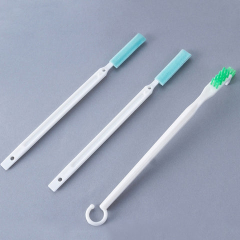 10 set di spazzole per la pulizia di fessure per tazze e lavandini, 10 Sets