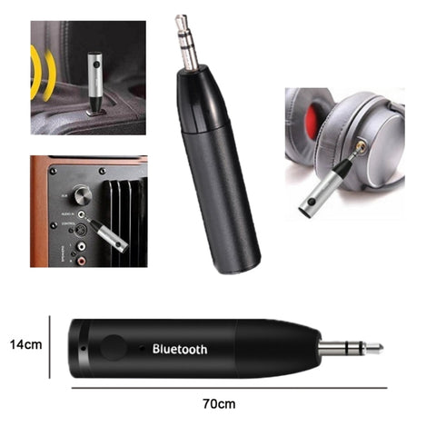 Ricevitore Bluetooth 5.0 Audio Stereo per Auto AUX 3,5mm: Adattatore Wireless con Connessione Rapida e Qualità HD