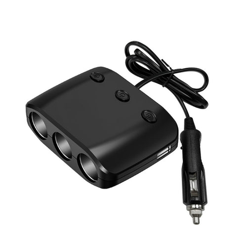 120W Dual USB Car Charger with Independent Switch - ZNB03S