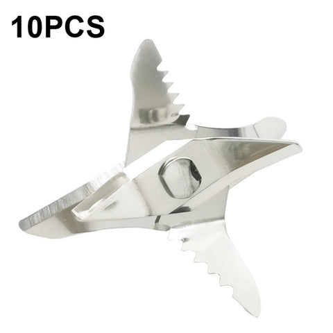 10 PZ CA-AD540 Bicchiere per succo elettrico portatile Lama con denti a sei lame, Six Leaf With Teeth