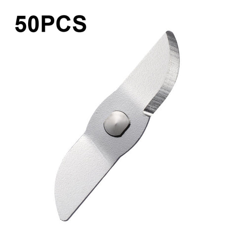 50 PCS CA-M239 Lama per spremiagrumi portatile Lama a semicerchio Dritto in acciaio inossidabile 304 Coltello per mescolare, Semi-Circle Straight