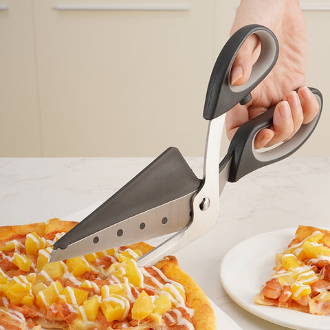 Pala per forbici PIZZA in acciaio inossidabile multifunzionale rimovibile, PIZZA Scissors