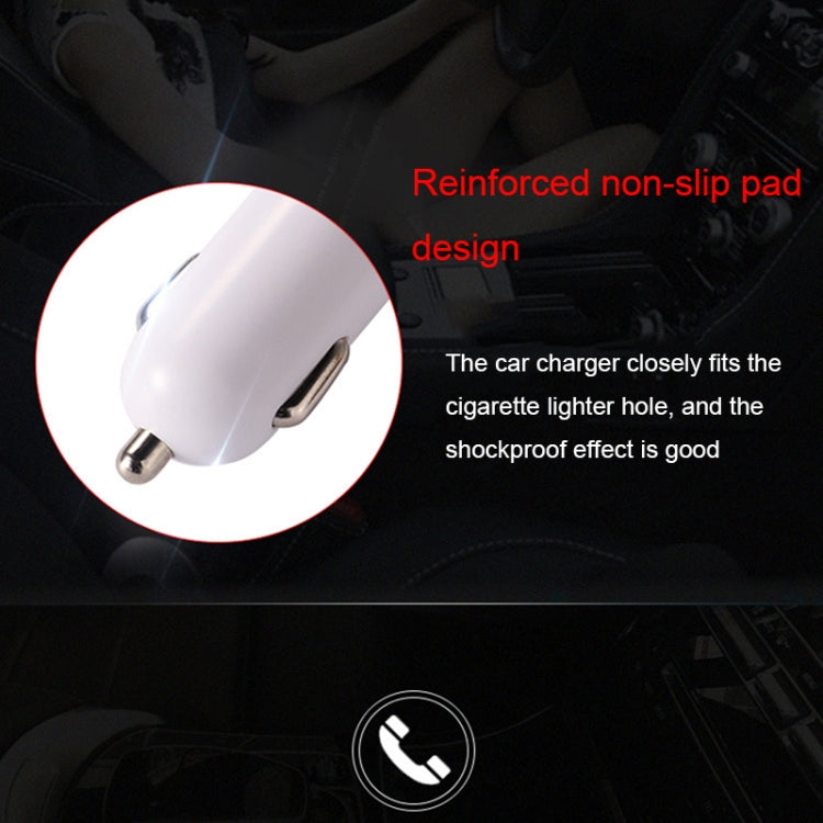 B9 Smart Digital Display Dual USB Bluetooth Car Charger with Hands-free Call Function