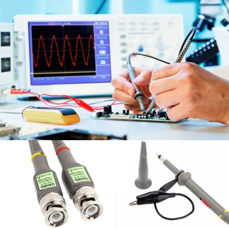 P6100 Oscilloscope Probes - 2pcs DC-100MHz BNC Connectors