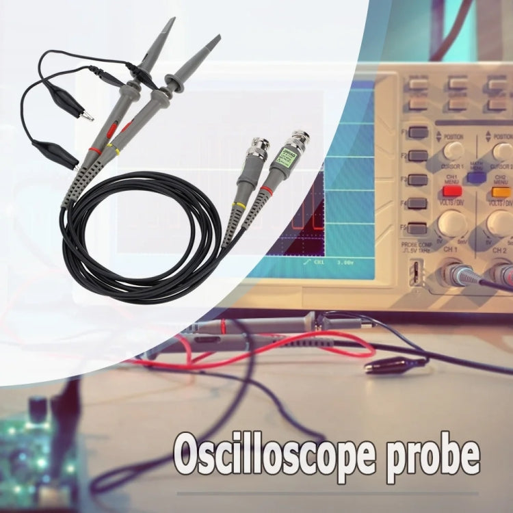 P6100 Oscilloscope Probes - 2pcs DC-100MHz BNC Connectors