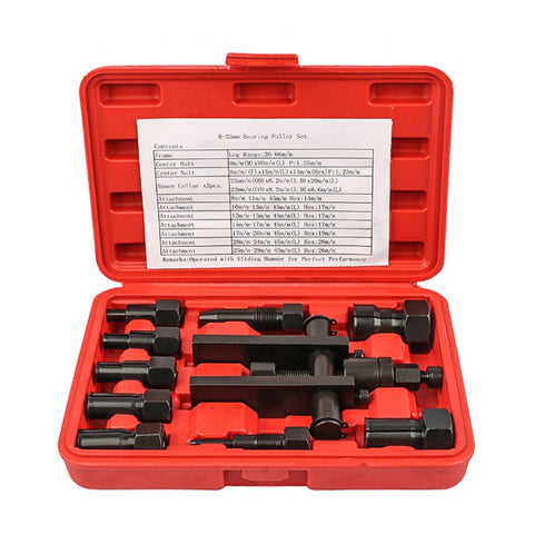 Outil de rimozione del cuscinetto de motociclo a due artigli, 10 In 1 Two Claw