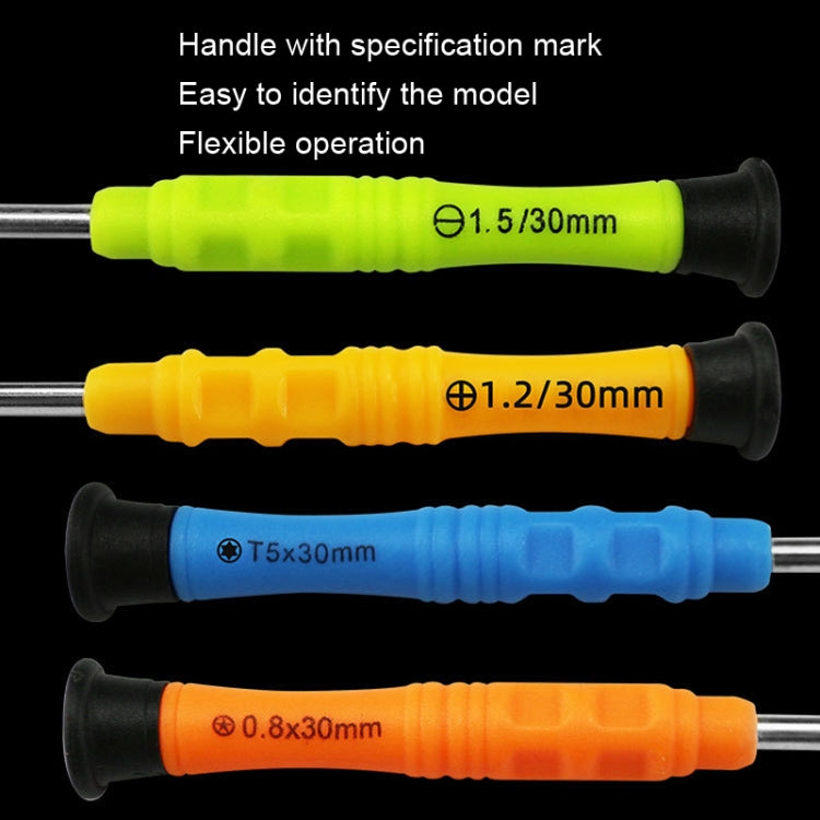 20pcs Mini Screwdriver Anti-Slip Mobile Phone Disassembly Maintenance Tools, 1.5 Phillips, 1.5 Straight, 2.0 Phillips, 2.0 Straight, 1.2 Phillips       ...