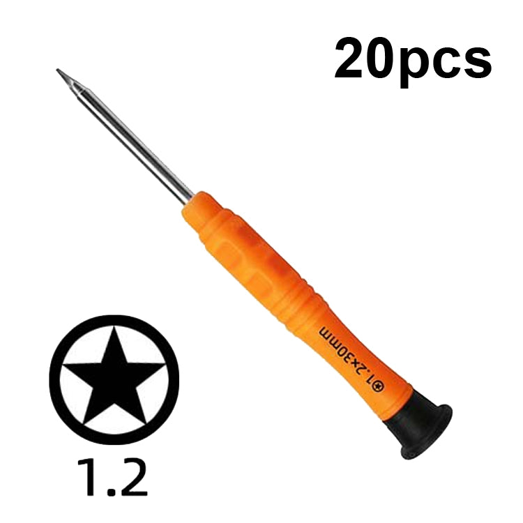 20pcs Mini Screwdriver Anti-Slip Mobile Phone Disassembly Maintenance Tools, 1.5 Phillips, 1.5 Straight, 2.0 Phillips, 2.0 Straight, 1.2 Phillips       ...