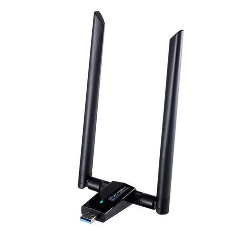 Scheda di rete wireless da 1200 m Ricevitore WiFi 802.11AC USB3.0 a doppia frequenza 2.4G/5.8G, 1200m USB3.0