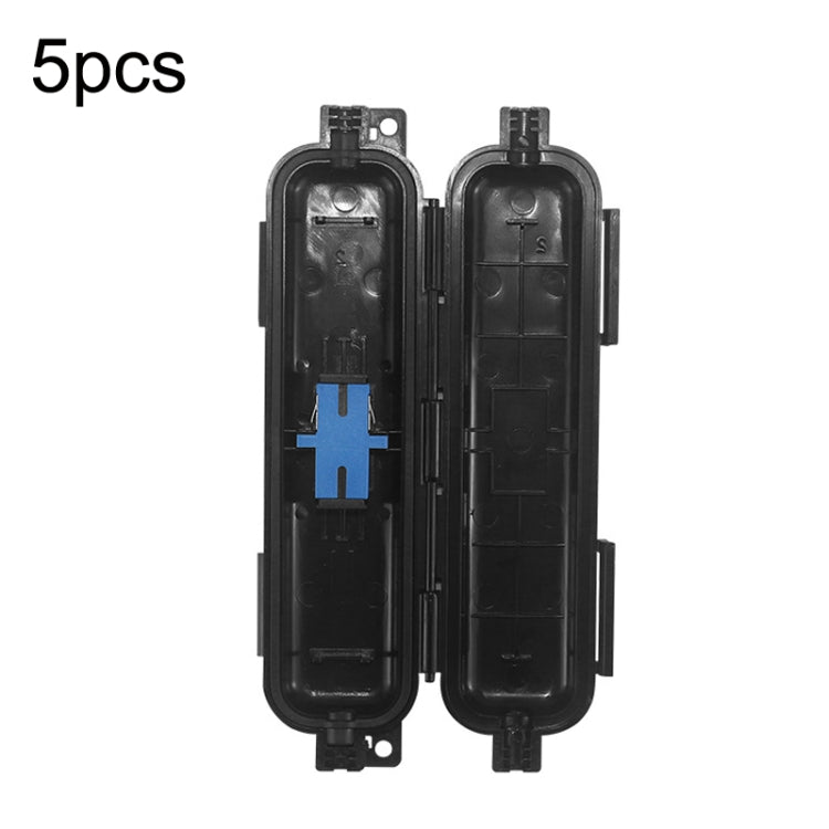 SC Type Optical Fiber Waterproof Protective Box - 5 Pack