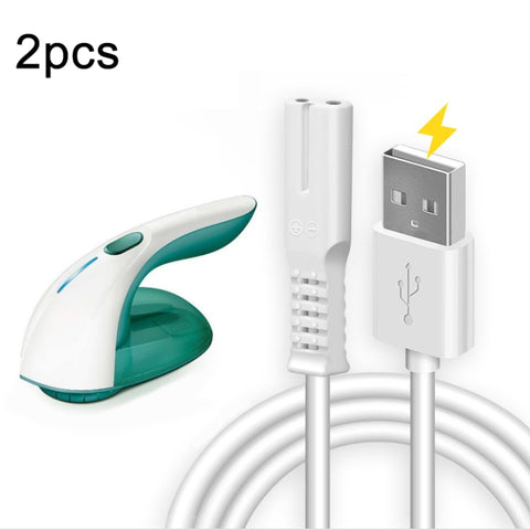 Cavo di ricarica USB da 2 pezzi per Philips CONFU SUPOR Hair Ball Trimmer, 2pcs For Philips Hair Ball Trimmer