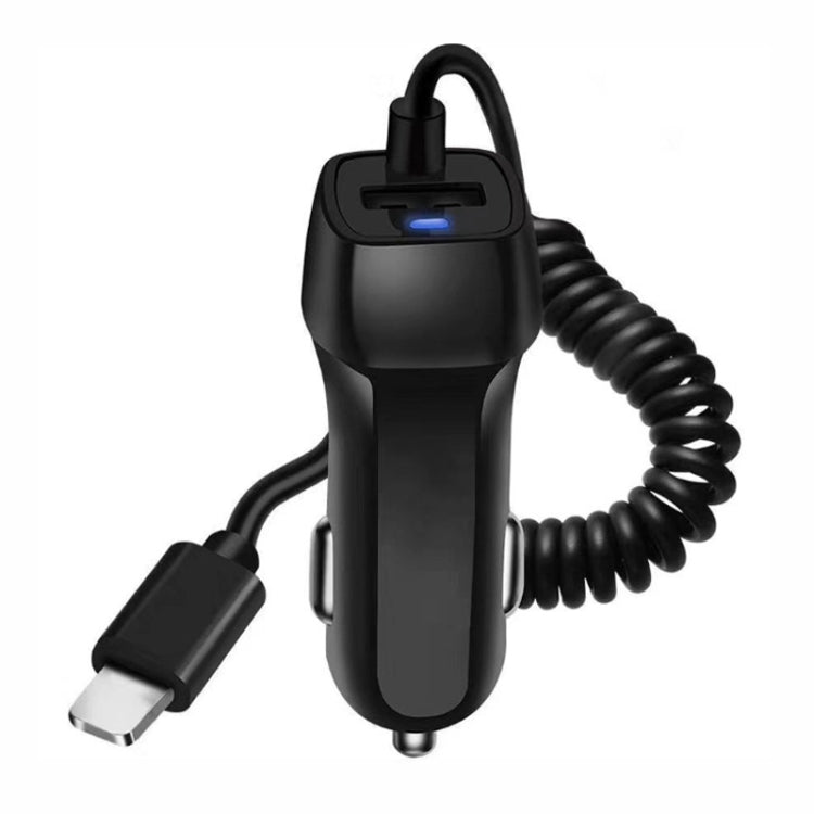 522AL Fast Charging With Cable Car Charging, Output Interface:, 8 Pin (Black), 8 Pin (White), Type-C/USB-C (Black), Type-C/USB-C (White), Micro USB (Bla...