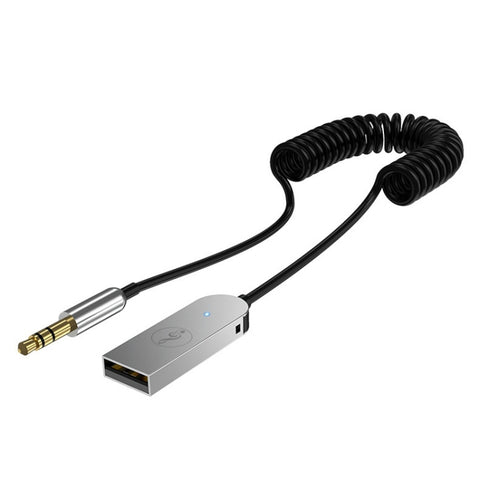Adaptateur pour lecteur Bluetooth pour lecteur audio AUX automatique de 3,5 mm, adaptateur Bluetooth 5.0