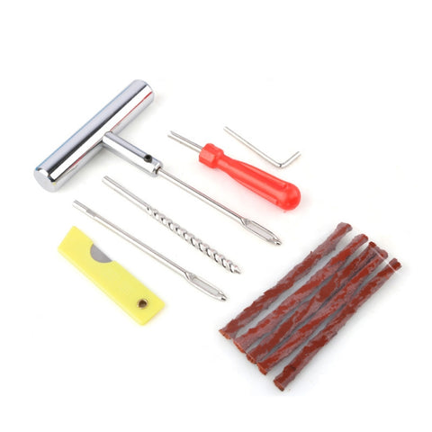 11pcs/set Outils pour la réparation pneumatique pour voiture Ensemble d'instruments pour la réparation pneumatique il y a 11 pièces/ensemble