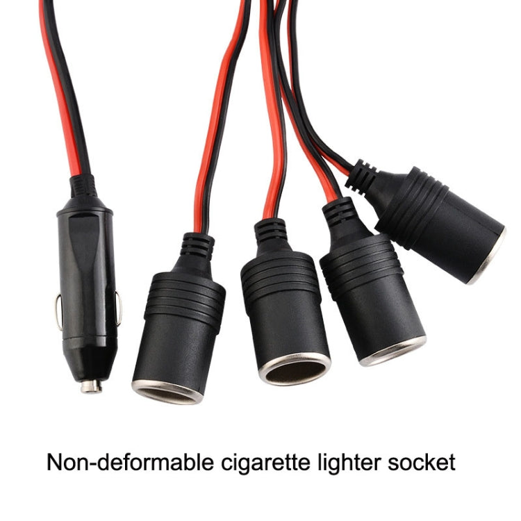 High-Power 4-in-1 Car Charger with 4 Outlets