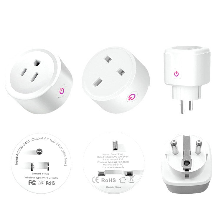 Tuya Smart App Wifi Smart Socket Phone Remote Timing Voice Switch Supports Alexa, EU Plug, Style: 16A Power Model, EU Plug, Style: 20A Power Model      ...