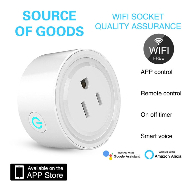 Tuya Smart App Wifi Smart Socket Phone Remote Timing Voice Switch Supports Alexa, EU Plug, Style: 16A Power Model, EU Plug, Style: 20A Power Model      ...