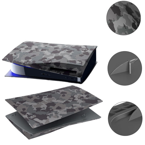 Per la versione CD-ROM PS5 Console di gioco Cover protettiva per conchiglia mimetica, Camouflage