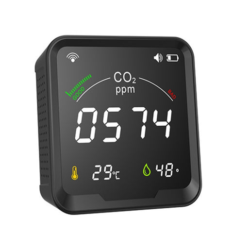 PTH-9CW Wifi Rilevatore di CO2 a infrarossi intelligente Rilevatore di qualità dell'aria Misuratore di temperatura e umidità domestica, PTH-9CW