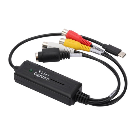 Scheda video USB-C/Type-C Porta USB 3.1 Convertitore a 1 canale per monitor AV per computer cellulare, USB-C/Type-C