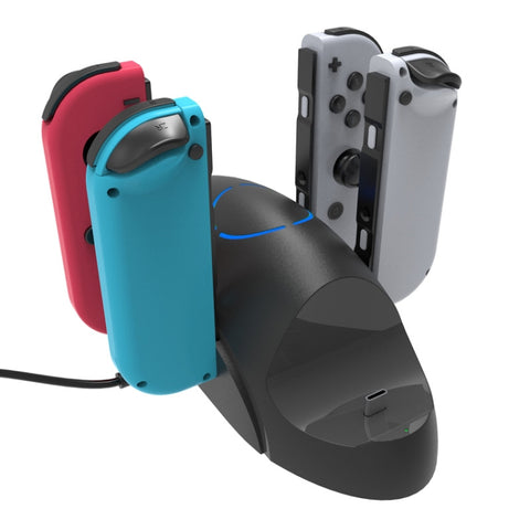 Per Nintendo Switch / Switch Pro SW168 6 in 1 Joycon Gamepad Holder Caricatore Maniglia Staffa di archiviazione, SW168
