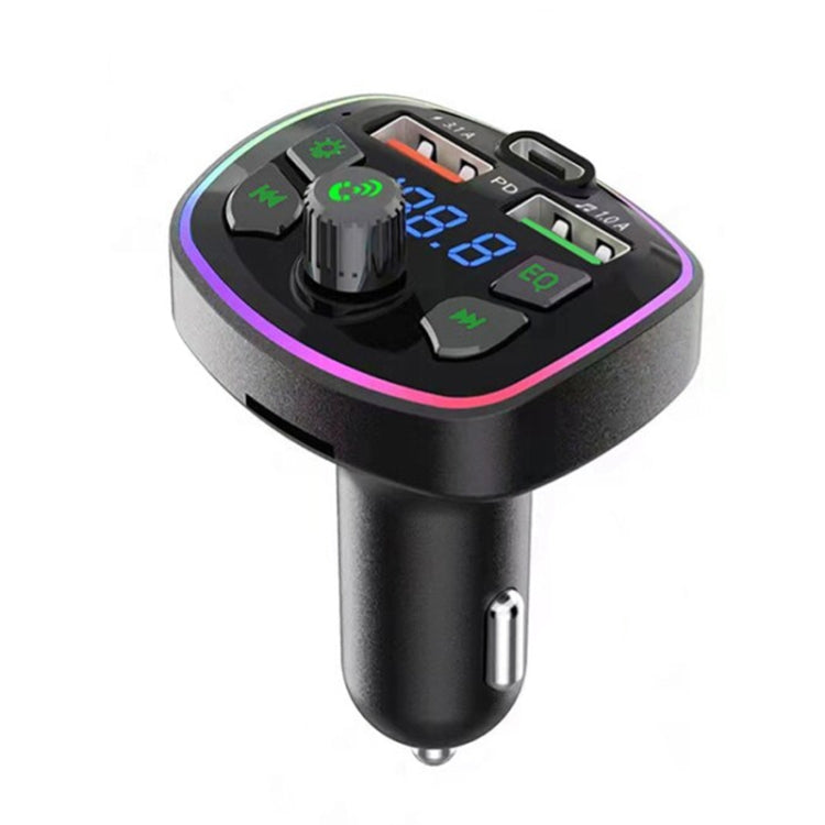 Bluetooth Car Charger and FM Transmitter with Colorful
