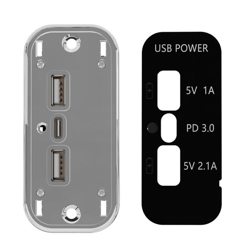 12/24V USB Type-C Mobile Phone Charger for Car & RV