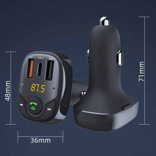 36W Bluetooth MP3 Player FM Transmitter Car Charger S-15PD