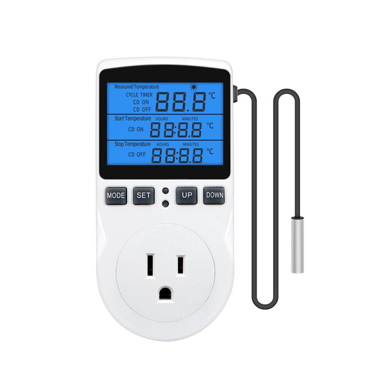 Backlight Smart Digital Thermostat Countdown Temperature Control Switch Socket Timing Temperature Controller, Backlight US Plug, Backlight UK Plug      ...