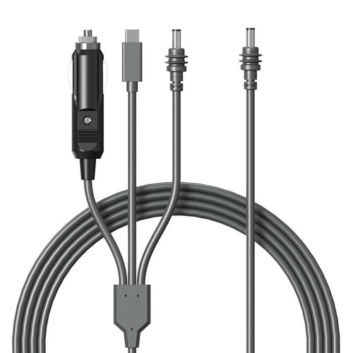 3 in 1 Mini Car DC Charger Power Cord - 3m Length