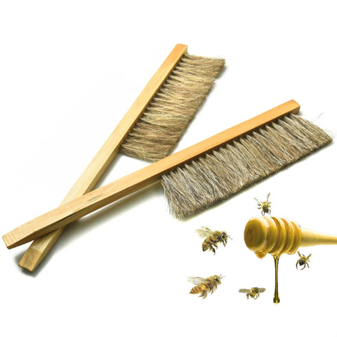 Doppia fila di capelli di maiale Spazzola per api Spazzola per api Spazzola per api, Sweep Bee Brush