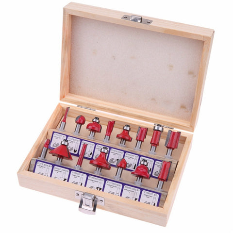 Set di punte per fresa in carburo di tungsteno con gambo Set di utensili per fresa per legno Set di frese per fresa per legno Set di punte per fresa per utensili in legno, Cutter Tool Set