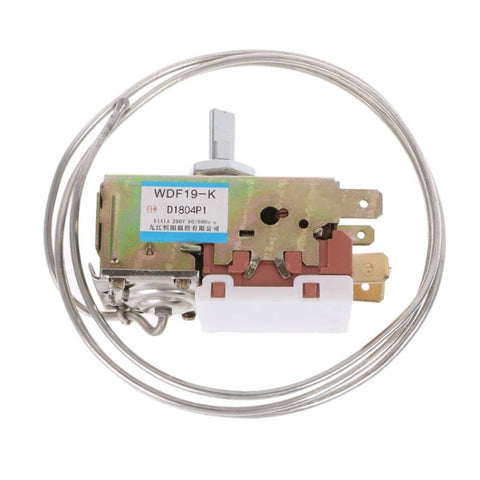 WDF19-K Termostato per frigorifero 250V Parti del frigorifero per regolatore di temperatura in metallo per uso domestico, WDF19-K